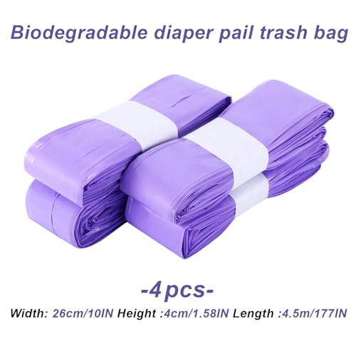 Pack de 10 Bolsas Recambio para Cubo de Pañales Aroma Suave miniatura 6
