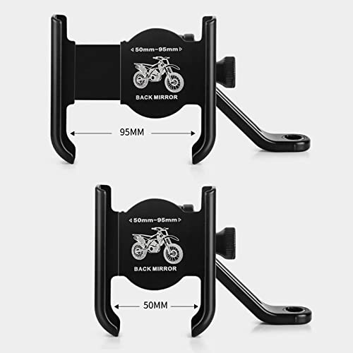 figatia Suporte de celular para motocicleta de bicicleta para smartphone de 1,97 a 3,74 polegadas de