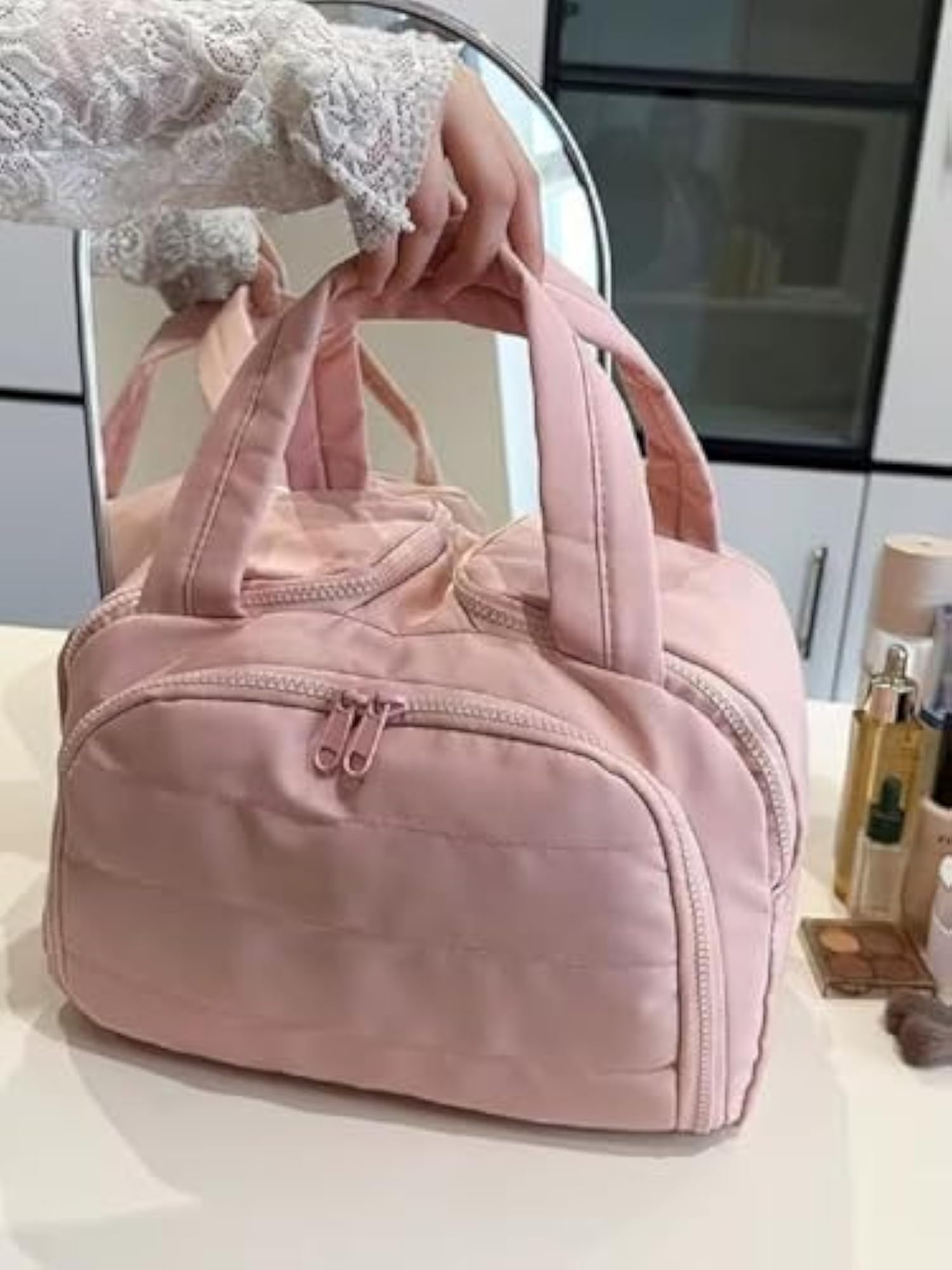 Cosmetic Travel Bag for Women, Waterproof Organizer