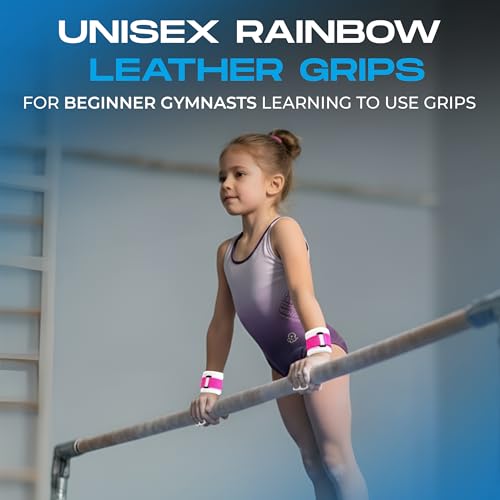 Image of Gibson Rainbow Gymnastics Palm Grips