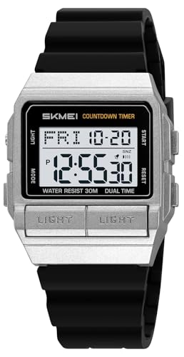 Image of MASTOP Retro Digital Watch for Men Vintage with Multi-Function & Stylish Design for Daily & Outdoor Use