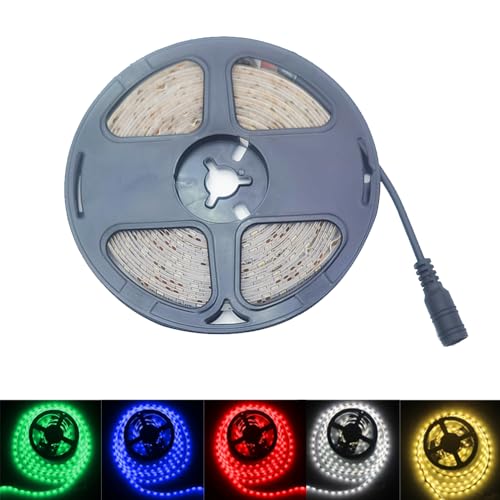 Tira de luces LED blanco cálido, 5 m regulable miniatura 4