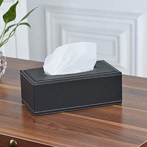 Boîte à mouchoirs en cuir GZZ, distributeur chic haut de gamme pour table à manger d'hôtel
