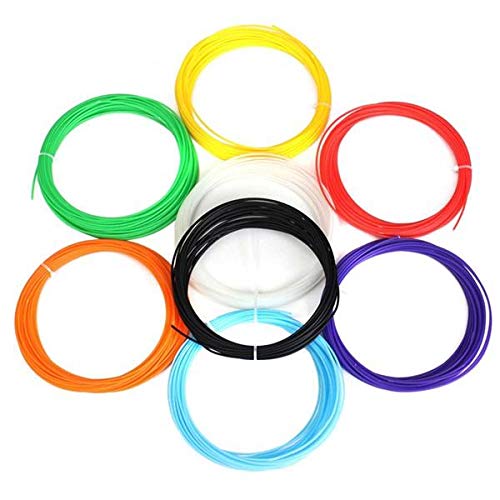 Abs Filament 1.75mm - Printer Filament Abs - 8 Pack x 10m Filament 1.75mm For 3D Printer Pen 8 Colou