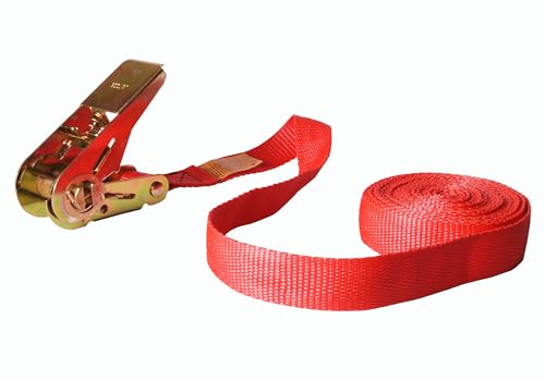 Sangle polypropylène avec tendeur à cliquet pour éviter la chute de vos charges en voiture