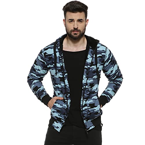 Image of Campus Sutra Cotton Blend Men Standard Length Jacket