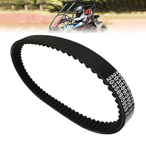 QYMOTO KT196 Go Kart Belt 203589/5959 for Coleman CK196-T Drive Belt 30 Series Torque Converter Belts Fits Manco 5959 Comet 203589 TAV2 Cart Asymmetrical Belt Kartco 7628