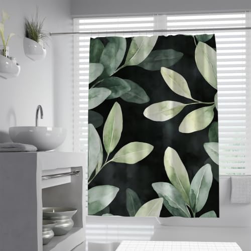 Rideau de bain avec oeillets antirouille pour douche humide