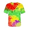 Gubsssl T Shirts for Men UK Adult Graphic Tshirts Contrasting Colour Top Summer T-Shirts Short Sleeves Muscle Fit Fashion Tee Shirts Clothing Wear Streetwear Workwear Clothes Multicolor 4XL #5