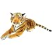 JESONN Realistic Stuffed Animals Soft Plush Toy Tiger Beige for Kids Birthday Gifts,13.5" or 35CM,1PC