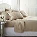 6 Piece Hotel Luxury Soft 1800 Series Premium Bed Sheets Set, Deep Pockets, Hypoallergenic, Wrinkle & Fade Resistant Bedding Set(Queen, Taupe)
