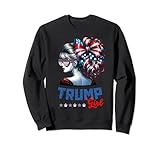 Photo Gallery occhiali da sole vintage trump girl messy bun trump 2024 bandiera usa felpa Photo Gallery occhiali da sole vintage trump girl messy bun trump 2024 bandiera usa felpa