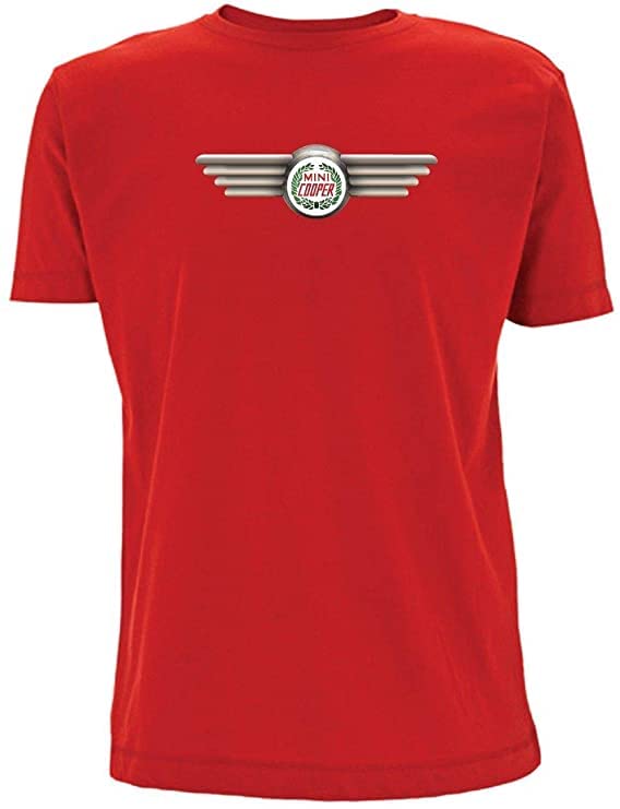 Classic Mini Bonnet Badge Mens T Shirt 90s Mini Desertcart INDIA