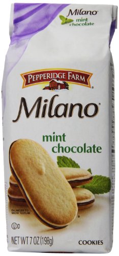 Image of Pepperidge Farm Milano Cookies, Mint, 7 Ounce (Pack of 12)