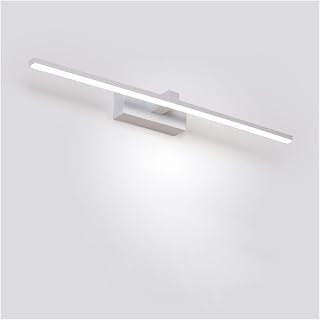 Lámparas de pared Led baño impermeable blanco negro LED lámpara plana lámpara de pared interior moderna luz de baño espejo de maquillaje, lámpara de pared moderna ( Color : Blanc , Size : WARM WHITE-4