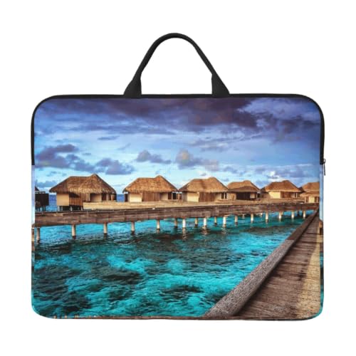 Housse ordinateur portable 14 sacoche Oxford poignée pochette pc business voyage école