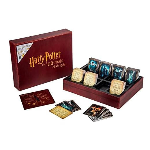 Paladone Ultimate Harry Potter filmfrågesport, officiellt licensierad Trivia-spel med 1600 frågor