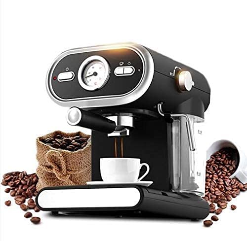 KELITINAus Kaffeemaschine, Espresso-Kaffeemaschine Halbautomatische Kaffeemaschine, Cappuccino Moka Milchaufschäumer…