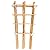 Avalution 10 Pack Bamboo Trellis for Climbing Plants 16" Natural Garden Ladder Trellis, Fan -Shaped Plant Support Trellis for Potted Plant Decor