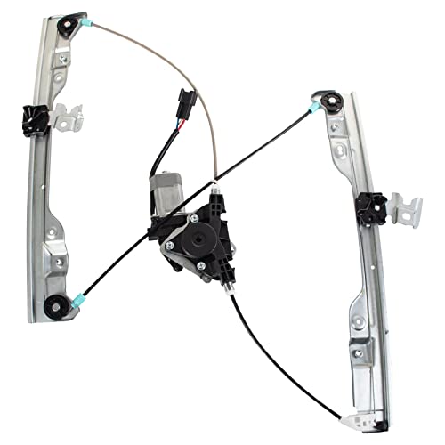 Image of TRQ Front Right Power Window Regulator & Motor Assembly Passenger Side Compatible with 2007-2010 Nissan Altima