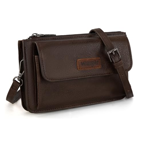 Image of Wrangler Crossbody Wallet for Women RFID Clutch Phone Purse with Credit Card Slots | RFID