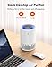 TaoTronics HEPA Air Purifier for Home, Allergens Smoke Pollen Pets Hair, Desktop Air Cleaner with True HEPA Filter, Sleep Mode, Night Light, Odors Dust, Bedroom Office