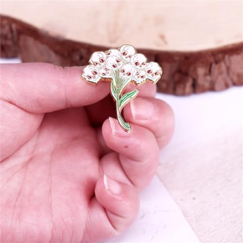 Image of Skull Flower Brooch - Punk Style Enamel Collar Pin Badge Set - Colorful Accessories for Clothing, Backpack - Halloween Decorative Funny Badge Gift for Men Women