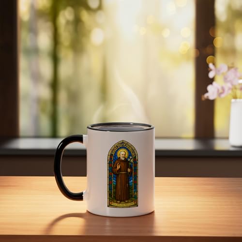 Saint Pio de Pietrelcina Taza Cerámica 11 oz miniatura 3