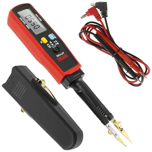 LYDODOKA Probe Fuse Monitor, Automotive Draw Fuse Tester, Rotatable 180° Digital Smart SMD Testers, Replaceable Tips & Built-in Flashlight, Car Power Circuit Testing Tool for Boat Caravan