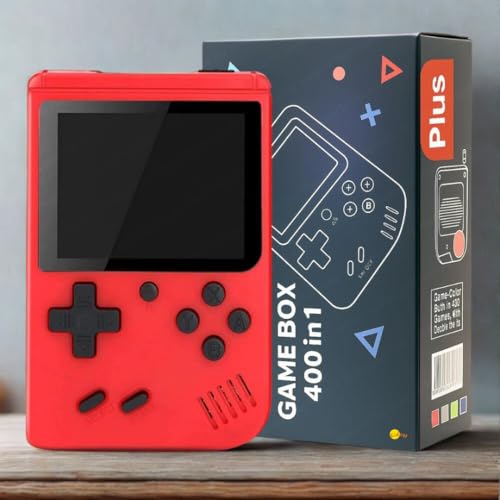 Image of Kidoyz 400 in 1 Video Game for Kids - Rechargeable Handheld Game Console with Classic Retro Games | Portable Mini Gaming Toy, TV Connect (AV Output) | Gift for Boys Girls 5 6 7 8 9 10+ Years (Classic)