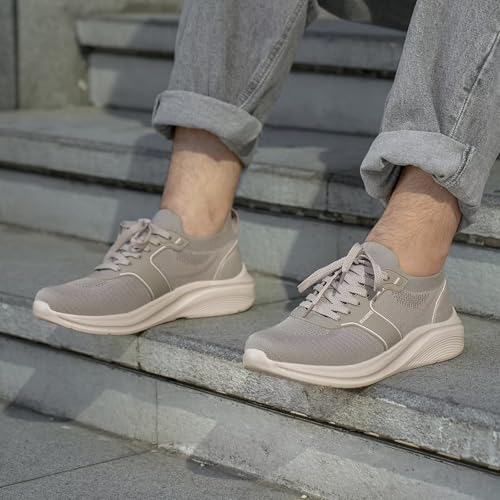 Image of ITAZERO Men's Wide Toe Box Wide Width Hands-Free Slip-On Shoes, Walking Sneakers with Arch Support for Plantar Fasciitis, Diabetic Swollen Feet