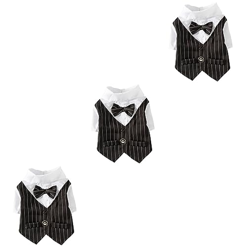 Robe pour chien et chat HMJGDHX costume 3 pièces de fête printemps été taille XS