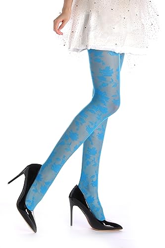 Image of Sahabowi Women Tights, Female Sheer High Waist Pantyhose, Vintage Control Top Stockings