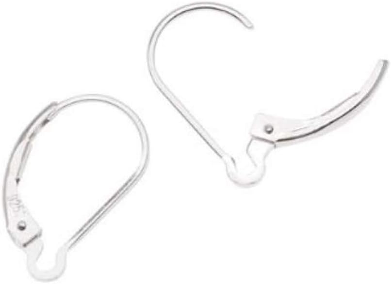 20pcs Adabele Hypoallergenic Tarnish Resistant Interchangeable Earring Hooks Leverback Earwire 17mm Long Gold Plated Brass BF260-2