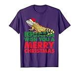 Iguana Wish You A Merry Christmas Funny Iguana, I GUANA Pun T-Shirt