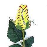 Personalized Softball Rose