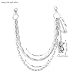 SSQKYZCSYZ Fashionable Wallet Chain Little Bear Goth Accessories Belt Pants Chain Jean Chains Hip Hop Clothing Accessories for Women Men