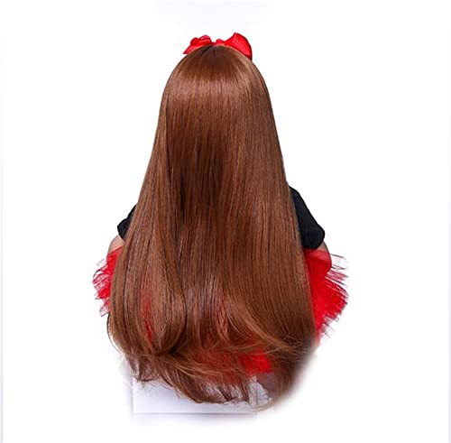 HOMONEY 24 Zoll Reborn Puppe, 60CM Lebensechte Reborn Kleinkind Mädchen Puppen, Realistische Reborn Neugeborenes Baby Reborn Puppen Langes Haar – Bild 7