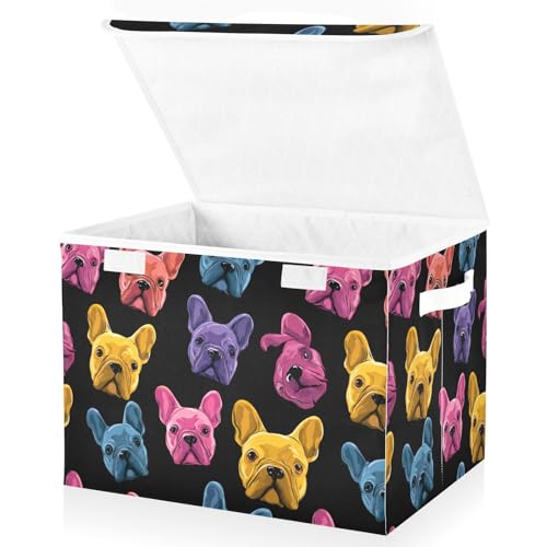 Paniers de rangement bouledogue français pour sublimer la décoration de votre chambre à coucher