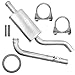 Produktbild Mitteltopf Auspuff Mittelschalldämpfer für Mercedes C C200 C220 W203 T203 S203 2.2 Cdi TD