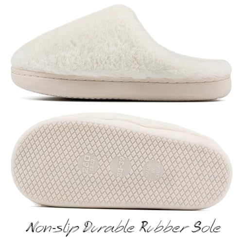 Women's Men's Retro Preppy Happy Face Slippers Comfy Warm Plush Slip-On House Slipper for Winter Indoor Soft Cushion Non-slip Fluffy Slides Slippers4