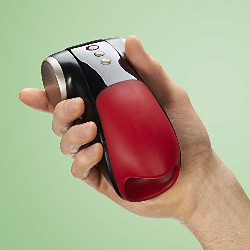 Fun Factory Adult Toys | 'Cobra Libre Ii' Penis Massager | Male Masturbator Sex Toy For Men | Sex Toys For Women, Men, & Couples (Black/Red) #TOP1