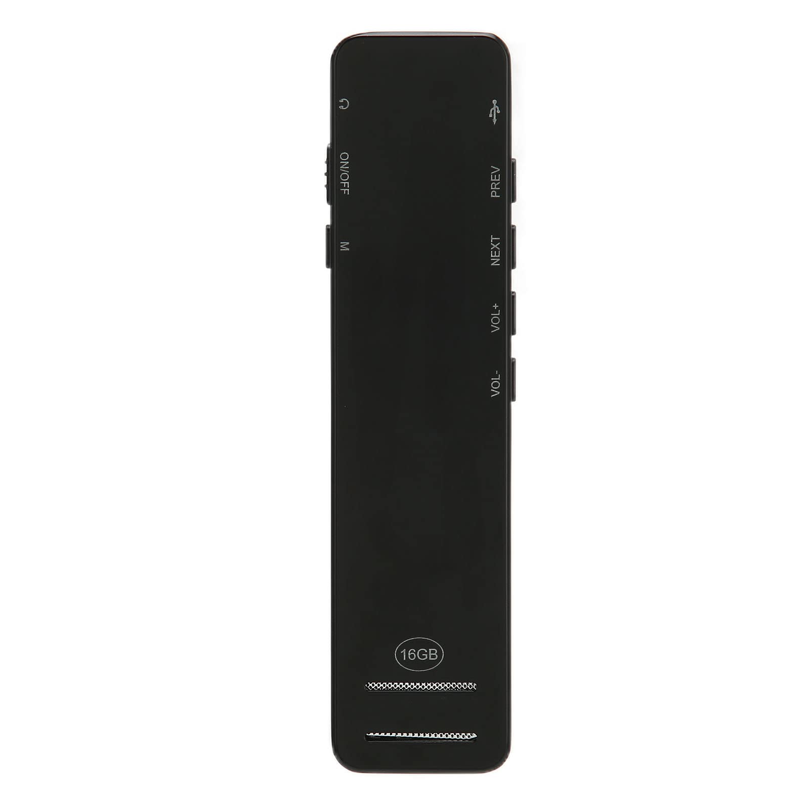 Registratore Vocale Digitale Dispositivo di Registrazione Portatile USB Ricaricabile per Registrazione Vocale Professionale, Ideale per Studenti/intervistatori, Metallo//1 (16GB)