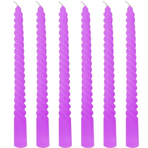Bougies torsadées en spirale pour décoration de table de mariage et maison