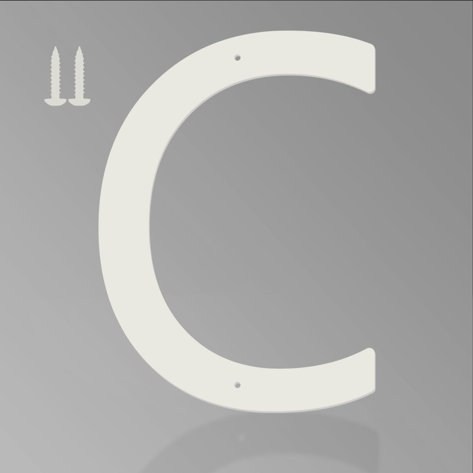 16 Inch Metal Letters for Outdoor Signs, White House Numbers for Outside, Anti-rust Aluminium House Address Letters for Front Door, Office, and Garden