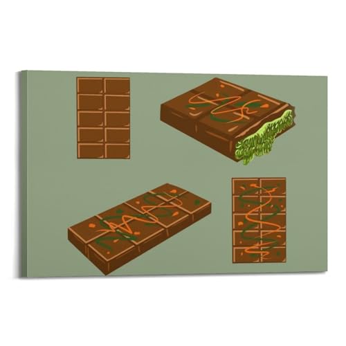 Art mural matcha WIZIGM de qualité supérieure, impression sur toile esthétique 20x30