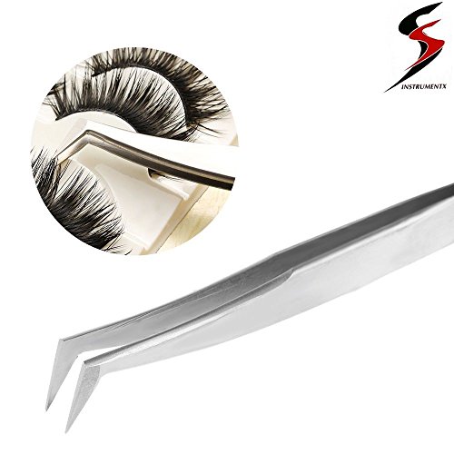 KATX Eyelash Extension Tweezers for Russian 3D 6D Volume Lash Extensions L-Type 6A/SA