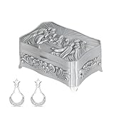 Schmuck Organizer Rosenkranz Vintage Eheringe Schmuckkasten Andenken für Hochzeitsringe Armbänder schöne Dekorationen