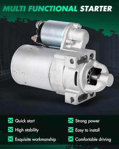 Image of SCITOO Starter Motor fit for Generac 0D9708 - for Generac 0E3342 - for Generac 0E6219 - for Generac 0E6221 Replacement Starter 6759