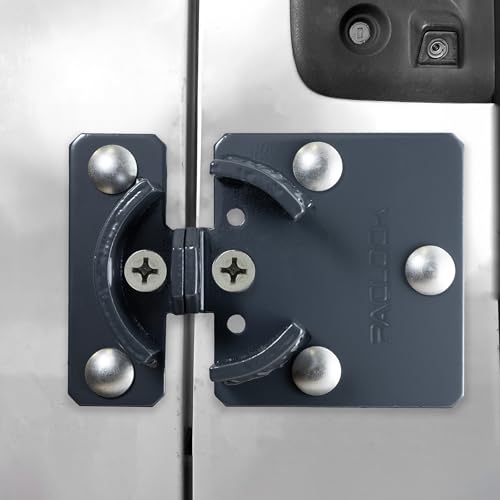 Image of PACLOCK's PL775 Hockey Puck Short Hasp, Padlock & Keys Not Included, Puck-Mountable w /Extra Security Features, No Backplates, White PC